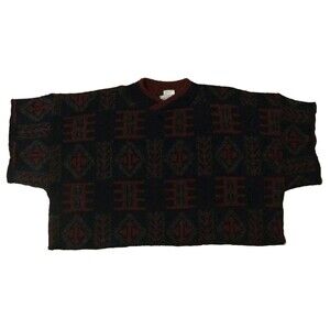 Collectif  Short Sleeves Sweater Crop Top Medium Made In Italy Wool Acrylic